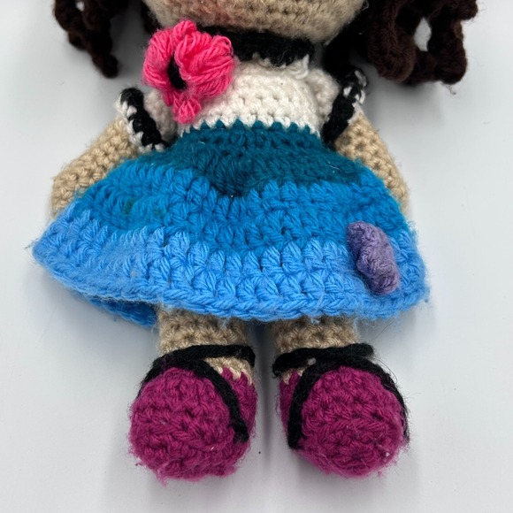 Disney Encanto Mirabel Crochet Doll 12" Hand Made Great Condition - Picture 7 of 13